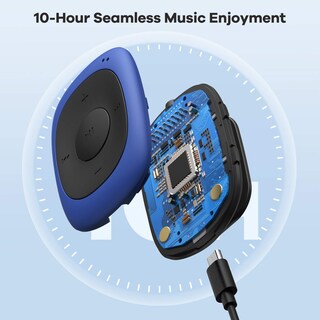 Foto 5 | Reproductor Mp3 Agptek 64gb Clip Con Radio Fm Para Deportes - Venta Internacional.