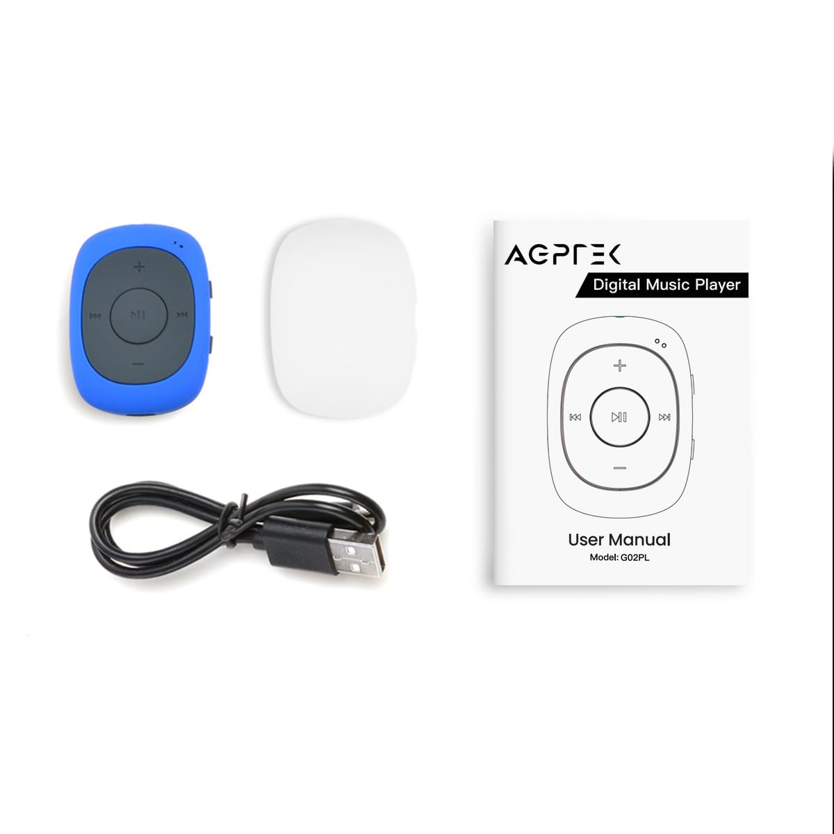 Foto 7 | Reproductor Mp3 Agptek 64gb Clip Con Radio Fm Para Deportes - Venta Internacional.