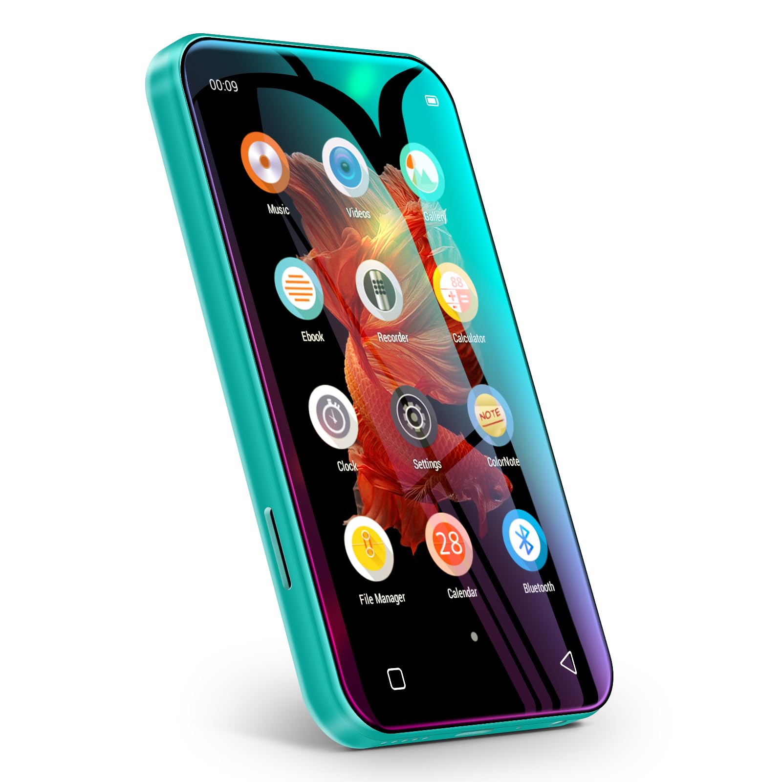 Foto 2 pulgar | Reproductor Mp3 Timmkoo 72gb Con Bluetooth, Pantalla Táctil Azul - Venta Internacional.