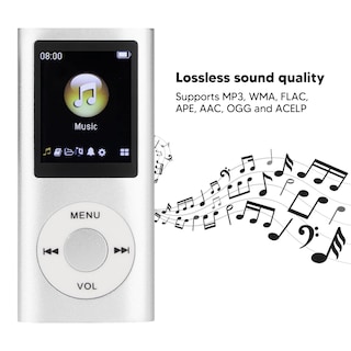 Foto 5 | Reproductor Mp3 Estink Mini Portable Lossless Sound 64gb Plateado - Venta Internacional.