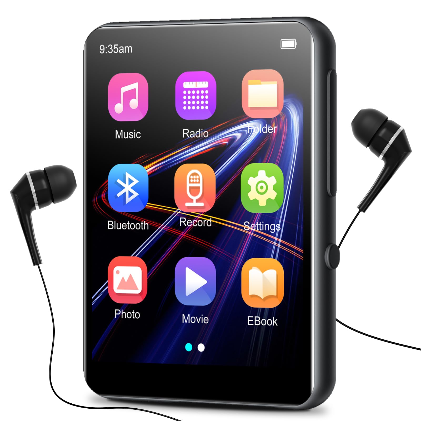 Foto 2 pulgar | Reproductor Mp3 Jolike De 64 Gb Con Bluetooth, Pantalla Táctil Completa De 2.4 Pulgadas - Venta Internacional.