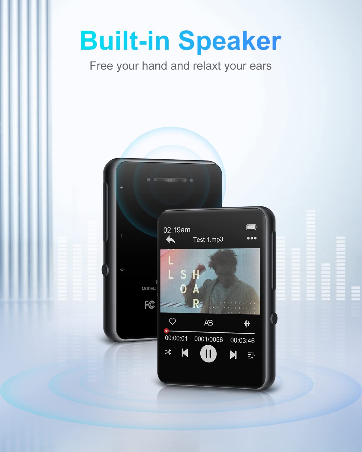 Foto 6 pulgar | Reproductor Mp3 Jolike De 64 Gb Con Bluetooth, Pantalla Táctil Completa De 2.4 Pulgadas - Venta Internacional.