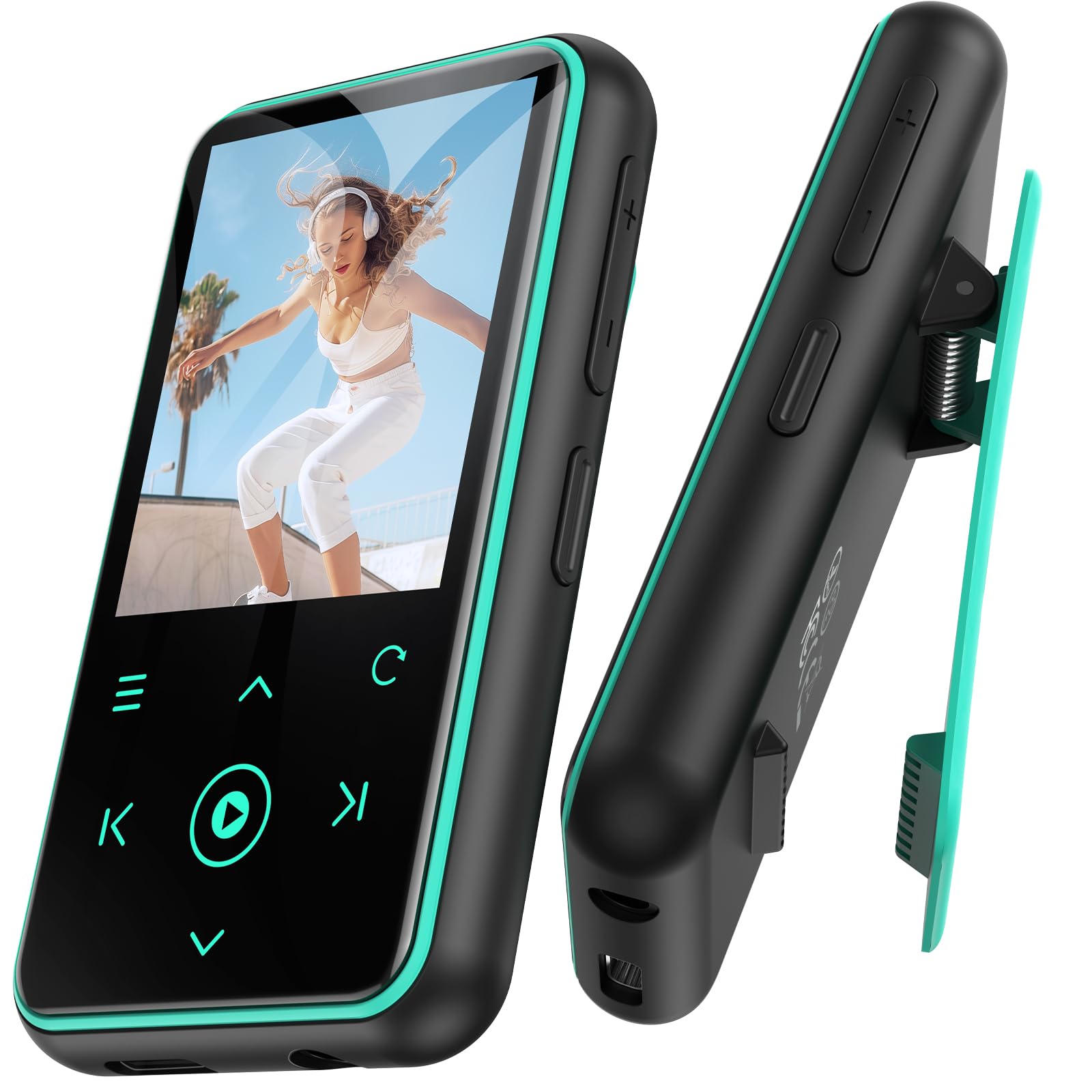 Foto 2 pulgar | Reproductor Mp3 Agptek M2 De 64 Gb Con Clip, Bluetooth 5.3, Azul - Venta Internacional.