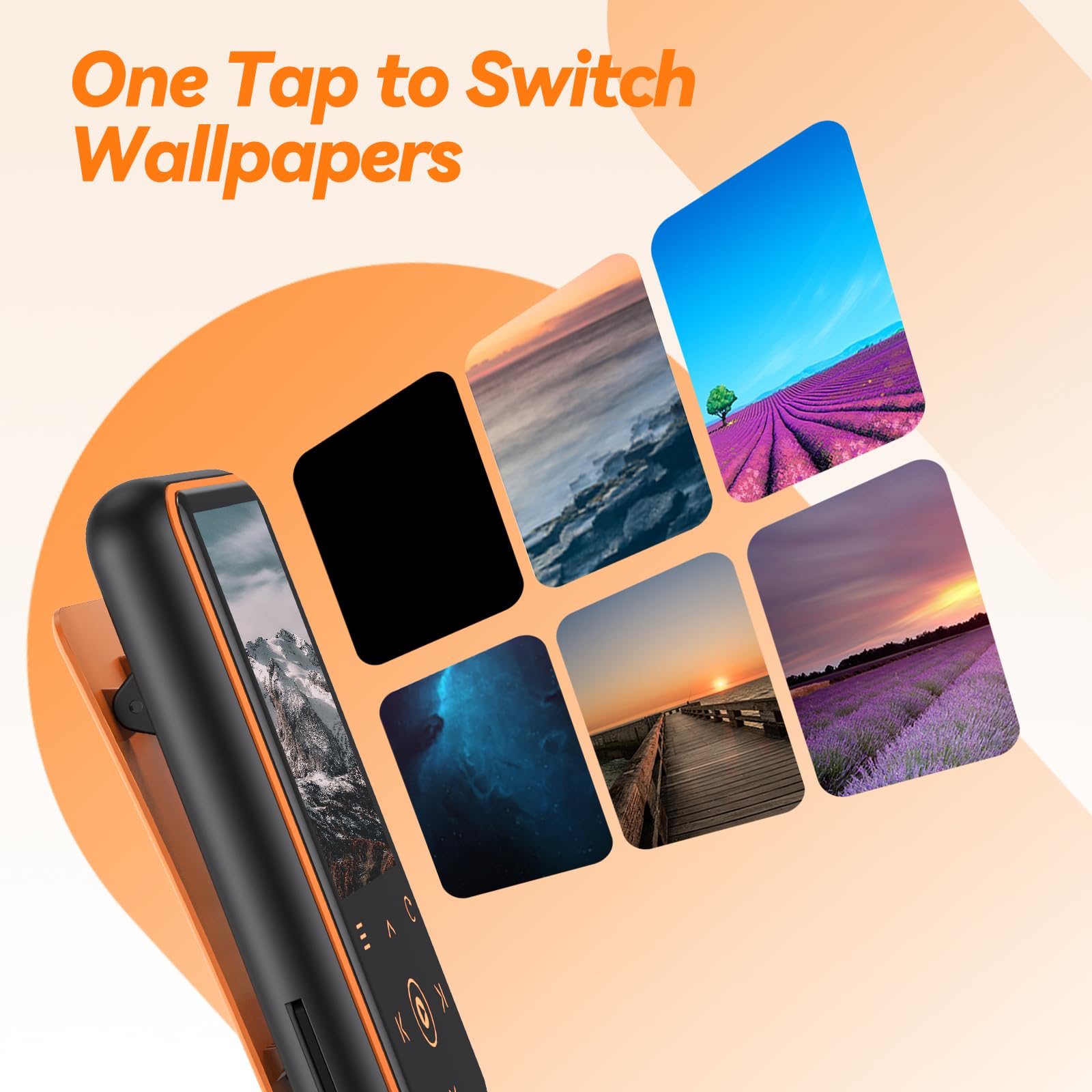 Foto 7 | Reproductor Mp3 Agptek M2 De 64 Gb Con Clip, Bluetooth 5.3 De 1,8 Pulgadas, Naranja - Venta Internacional.