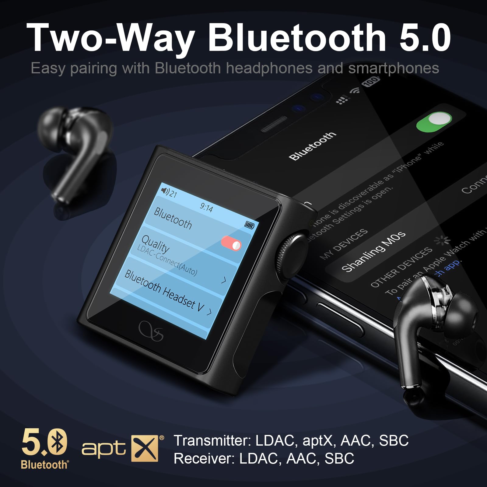 Foto 4 | Reproductor Mp3 Shanling M0s Bluetooth Hi-fi Batería De 10 H Sin Pérdidas - Venta Internacional.