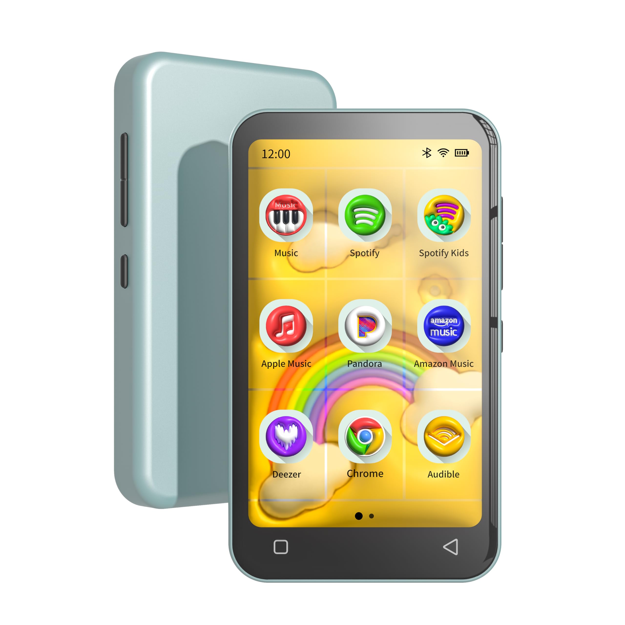 Foto 2 pulgar | Reproductor Mp3 Timmkoo 80 Gb Para Niños Con Bluetooth, Spotify 1 Tb, Verde Azulado - Venta Internacional.