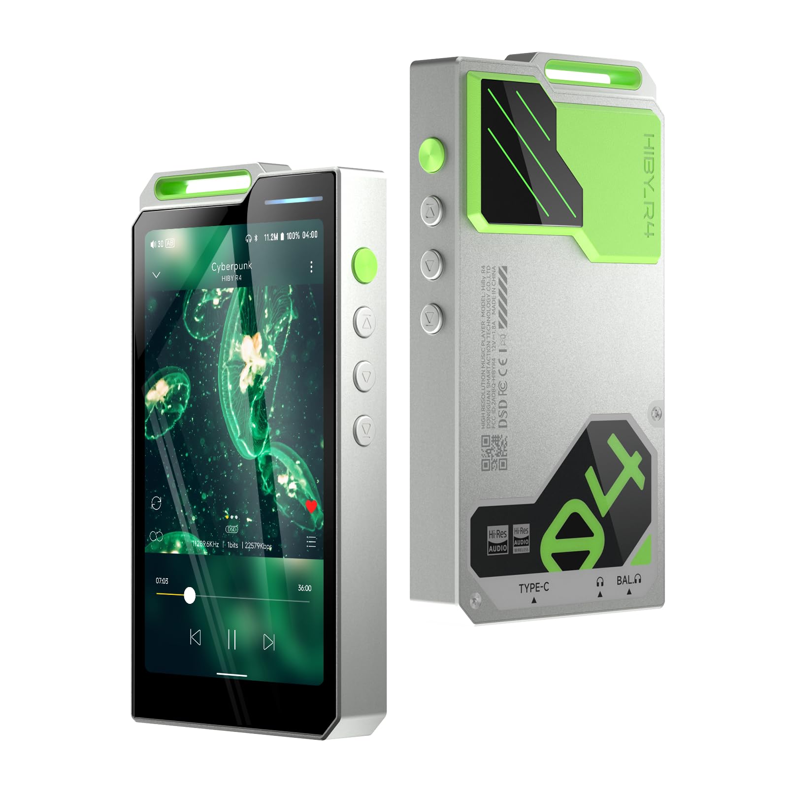 Foto 1 | Reproductor Mp3 Y Mp4 Hiby R4 Spotify Con Bluetooth Y Wifi De 2 Tb - Venta Internacional.