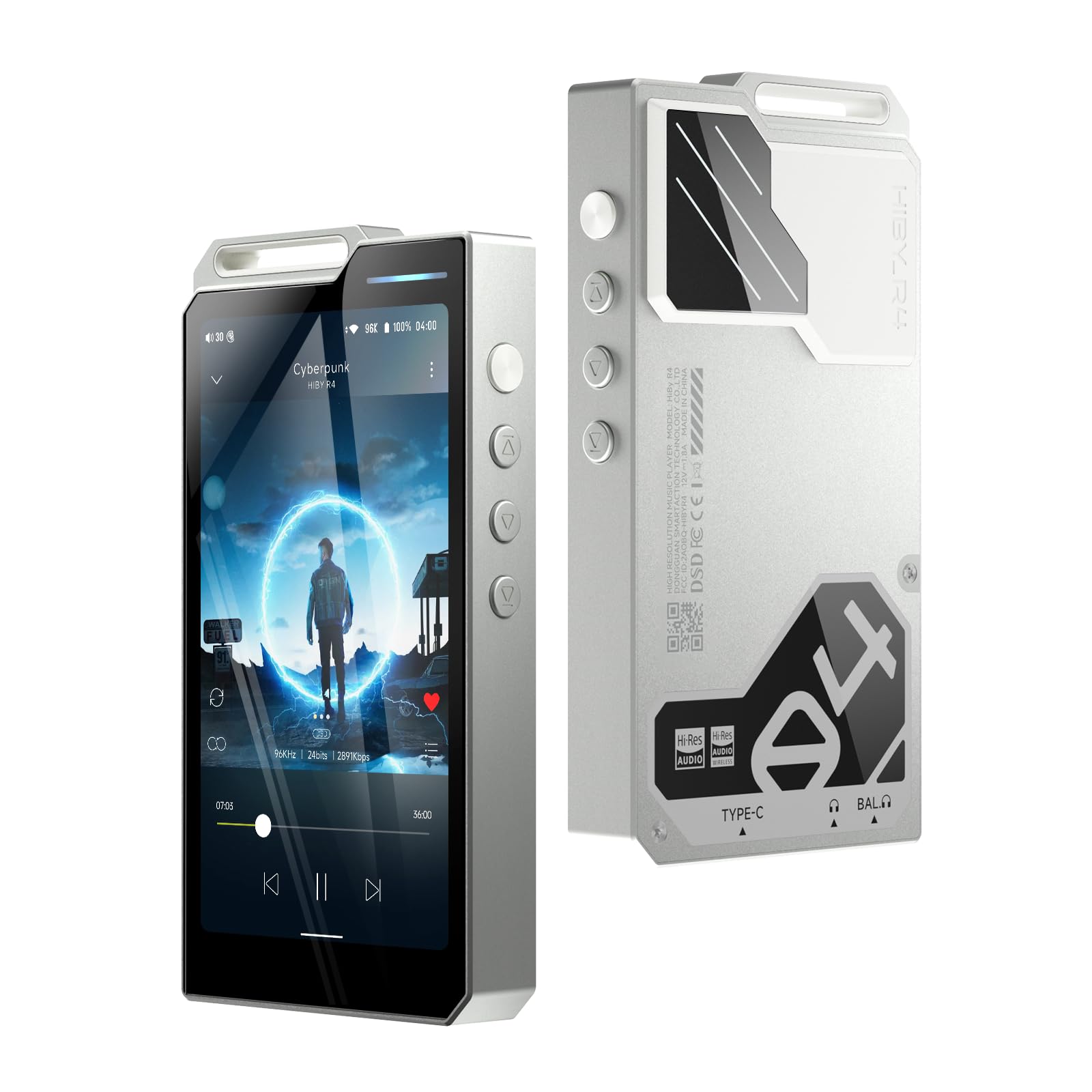 Foto 1 | Reproductor Mp3 Y Mp4 Hiby R4 Spotify Con Bluetooth Y Wifi De 2 Tb - Venta Internacional.