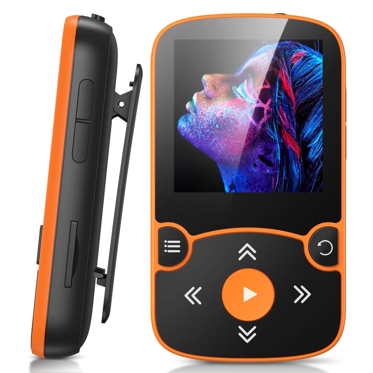 Foto 2 pulgar | Reproductor Mp3 Agptek 64gb Con Clip, Bluetooth 5.3, Naranja - Venta Internacional.