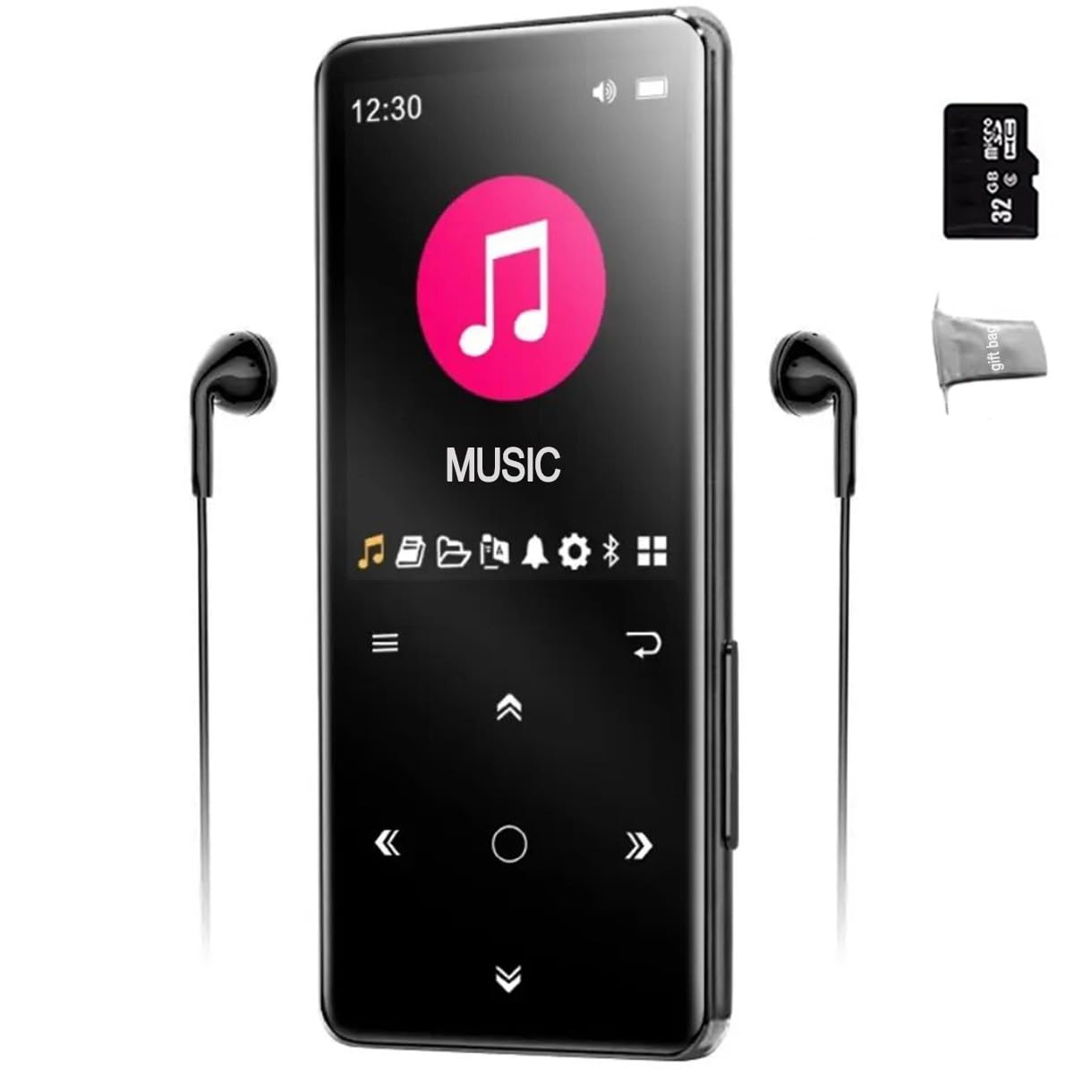 Reproductor Mp3 Yovda 32gb Con Bluetooth 5.2 Música Sin Pérdida - Venta Internacional.