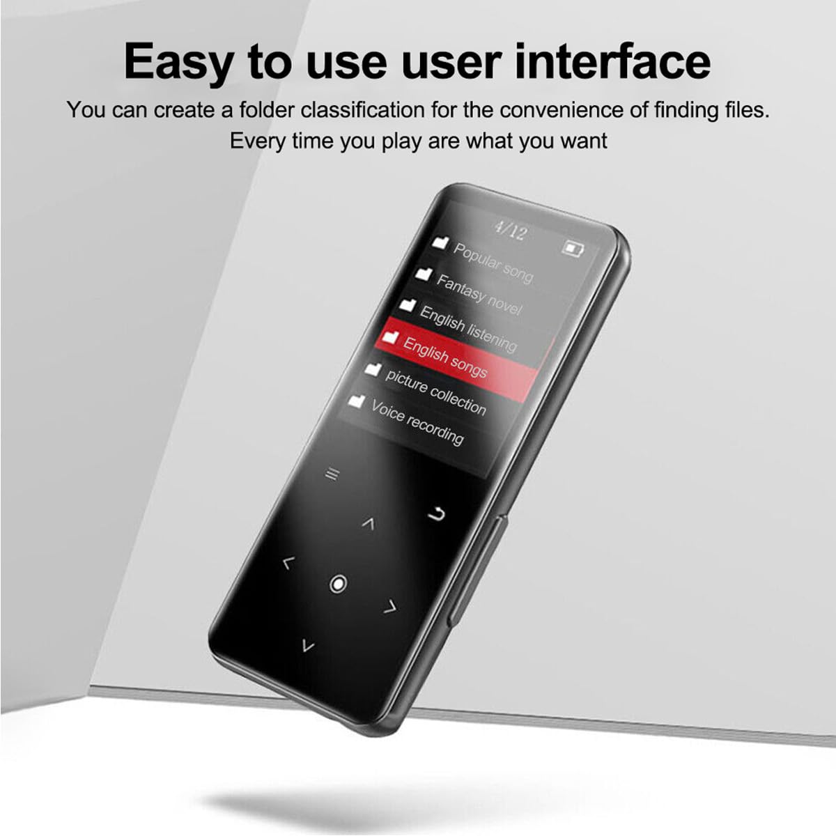 Foto 2 | Reproductor Mp3 Yovda 32gb Con Bluetooth 5.2 Música Sin Pérdida - Venta Internacional.