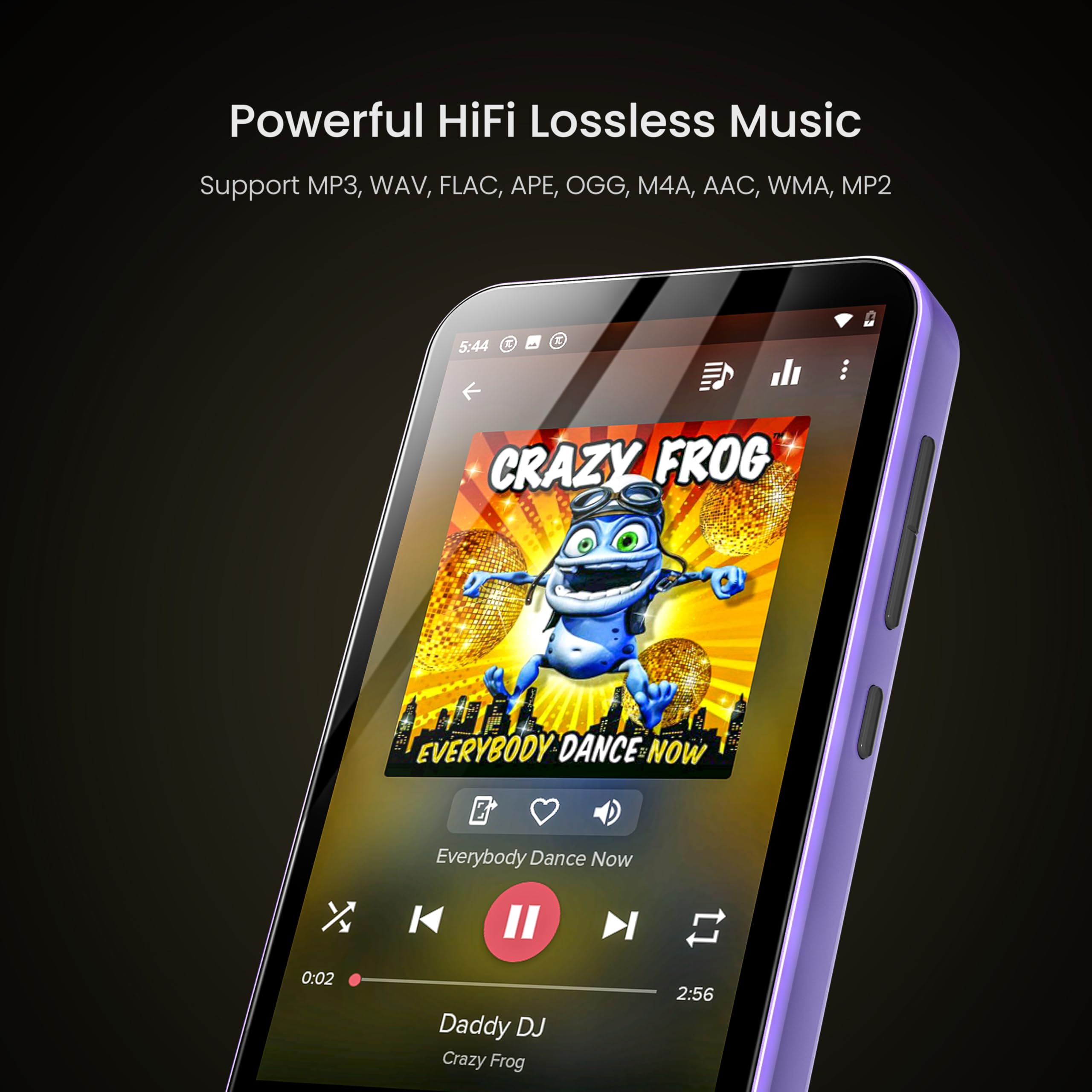 Foto 5 pulgar | Reproductor Mp3 Timmkoo 80 Gb Para Niños Con Bluetooth, Spotify De 1 Tb, Morado - Venta Internacional.