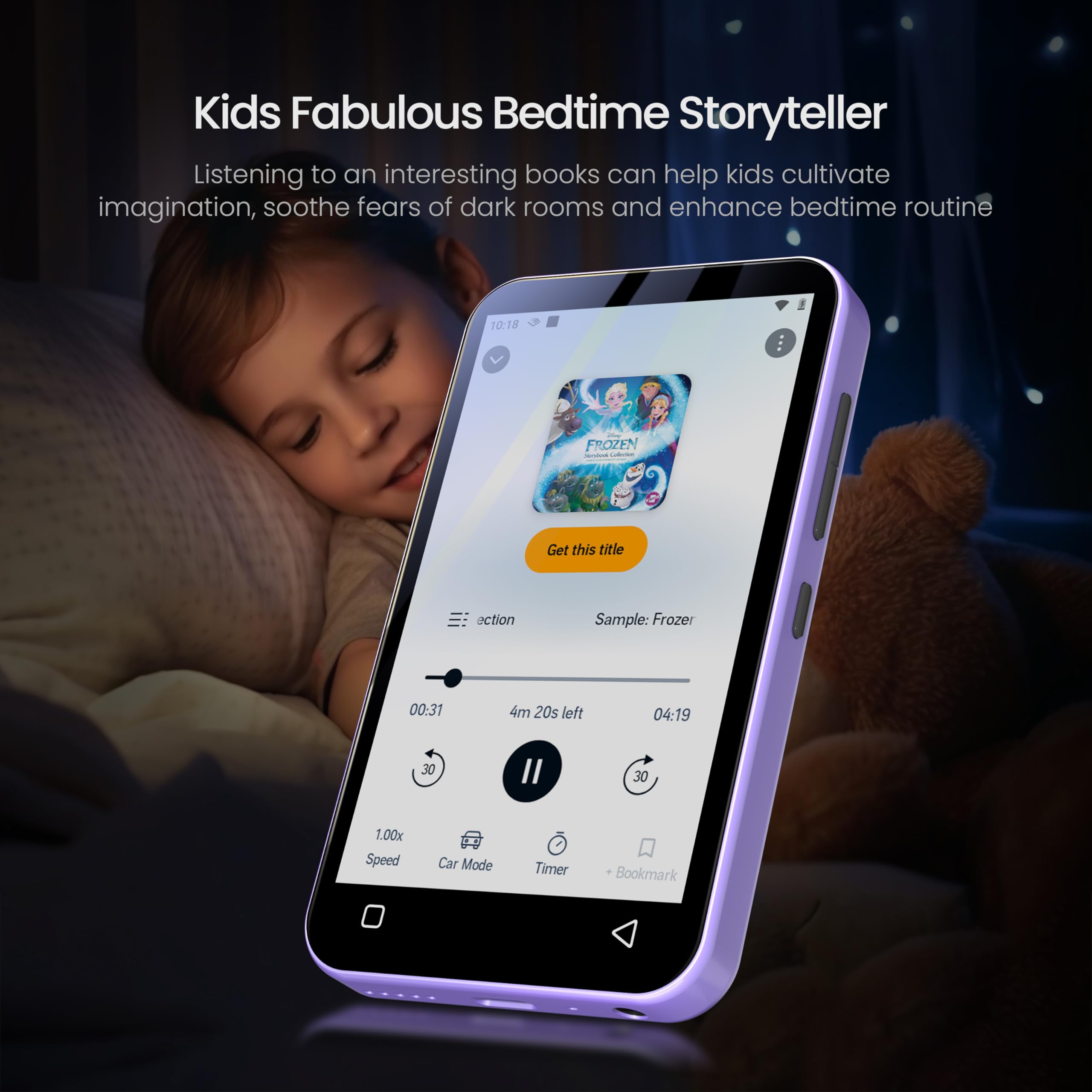 Foto 5 | Reproductor Mp3 Timmkoo 80 Gb Para Niños Con Bluetooth, Spotify De 1 Tb, Morado - Venta Internacional.