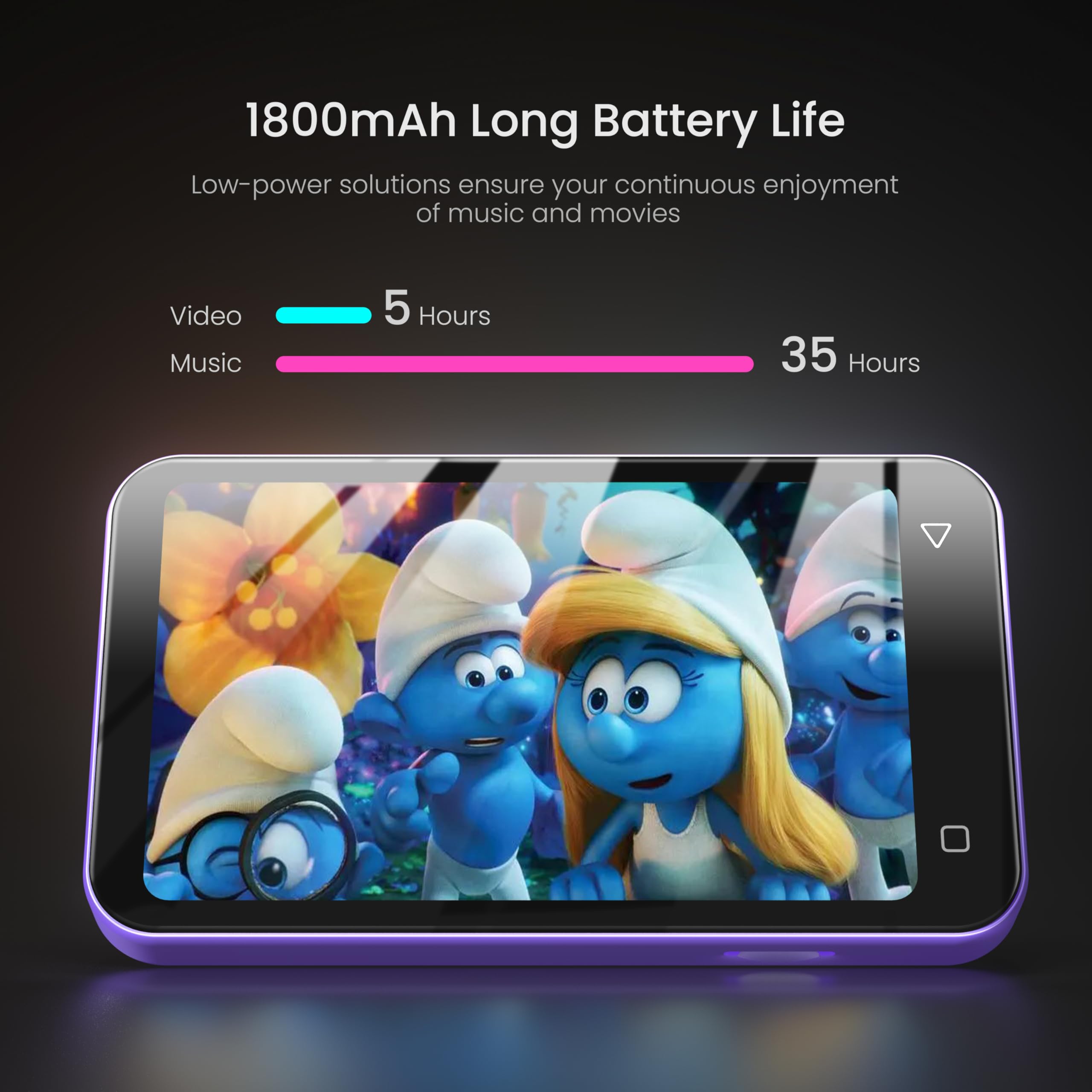 Foto 8 pulgar | Reproductor Mp3 Timmkoo 80 Gb Para Niños Con Bluetooth, Spotify De 1 Tb, Morado - Venta Internacional.