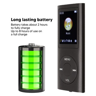 Foto 2 | Reproductor Mp3 Estink Mini Portátil Sin Pérdidas Sound 64gb Negro - Venta Internacional.