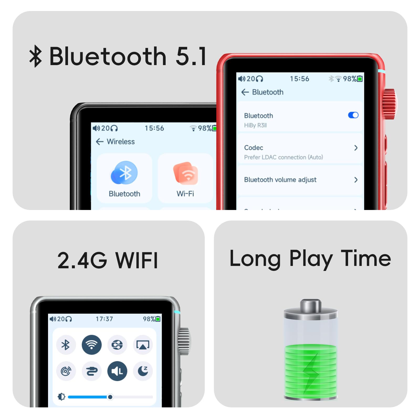 Foto 6 pulgar | Reproductor Mp3 Hiby R3 Ii Bluetooth 5.1 Mqa Dsd Pcm 2 Tb - Venta Internacional.