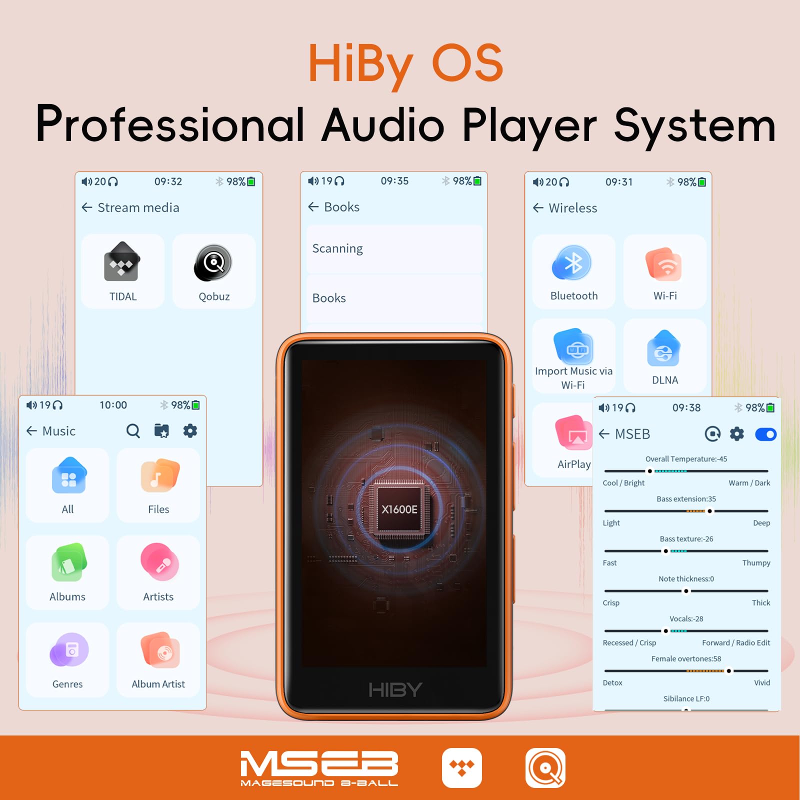 Foto 6 pulgar | Reproductor Mp3 Hiby R1 Hifi Bluetooth 5.1 2 Tb Memoria Dsd 256 - Venta Internacional.