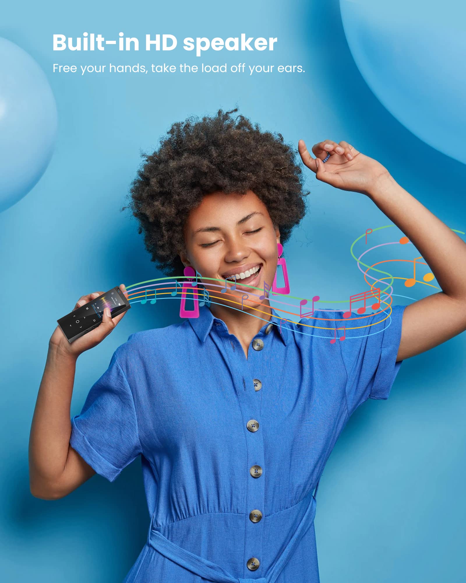Foto 4 pulgar | Reproductor Mp3 Dodosoul De 128 Gb Con Bluetooth 5.2 Hifi Sound + Acc - Venta Internacional.