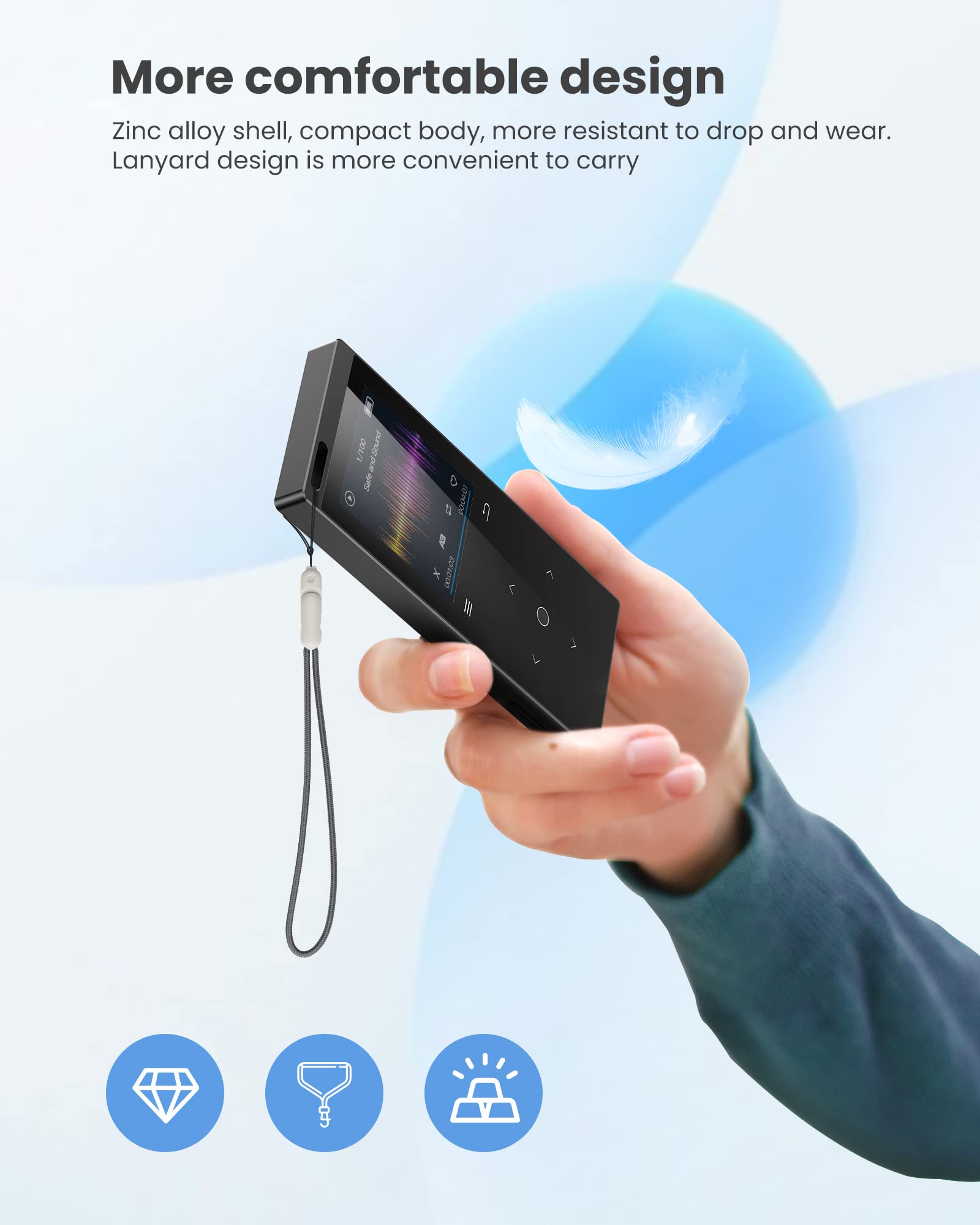 Foto 8 pulgar | Reproductor Mp3 Dodosoul De 128 Gb Con Bluetooth 5.2 Hifi Sound + Acc - Venta Internacional.