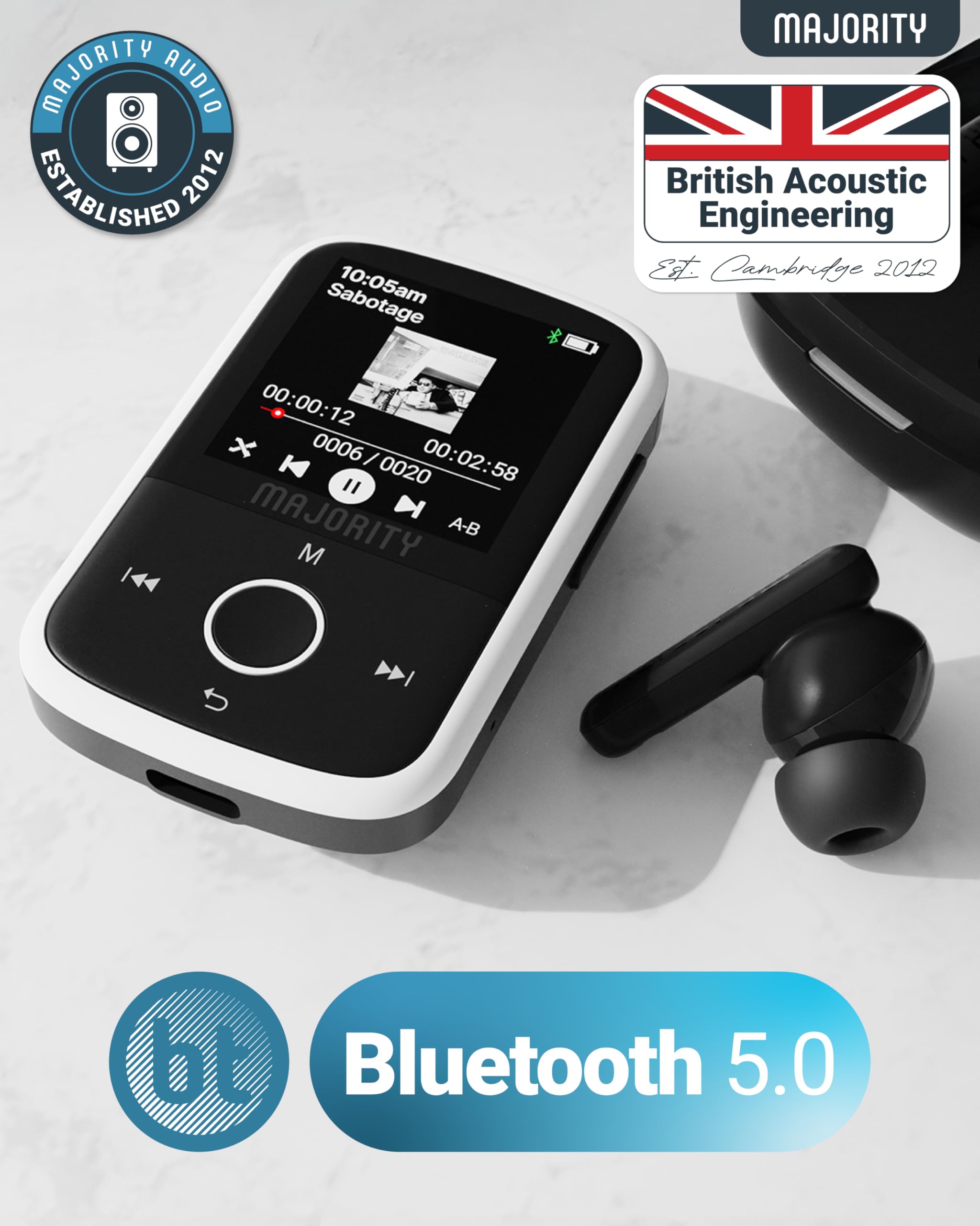 Foto 3 pulgar | Reproductor Mp3 Mayoritario Mp3 Go Bluetooth 5.0 128 Gb con Auriculares - Venta Internacional