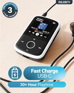 Foto 3 | Reproductor Mp3 Mayoritario Mp3 Go Bluetooth 5.0 128 Gb con Auriculares - Venta Internacional