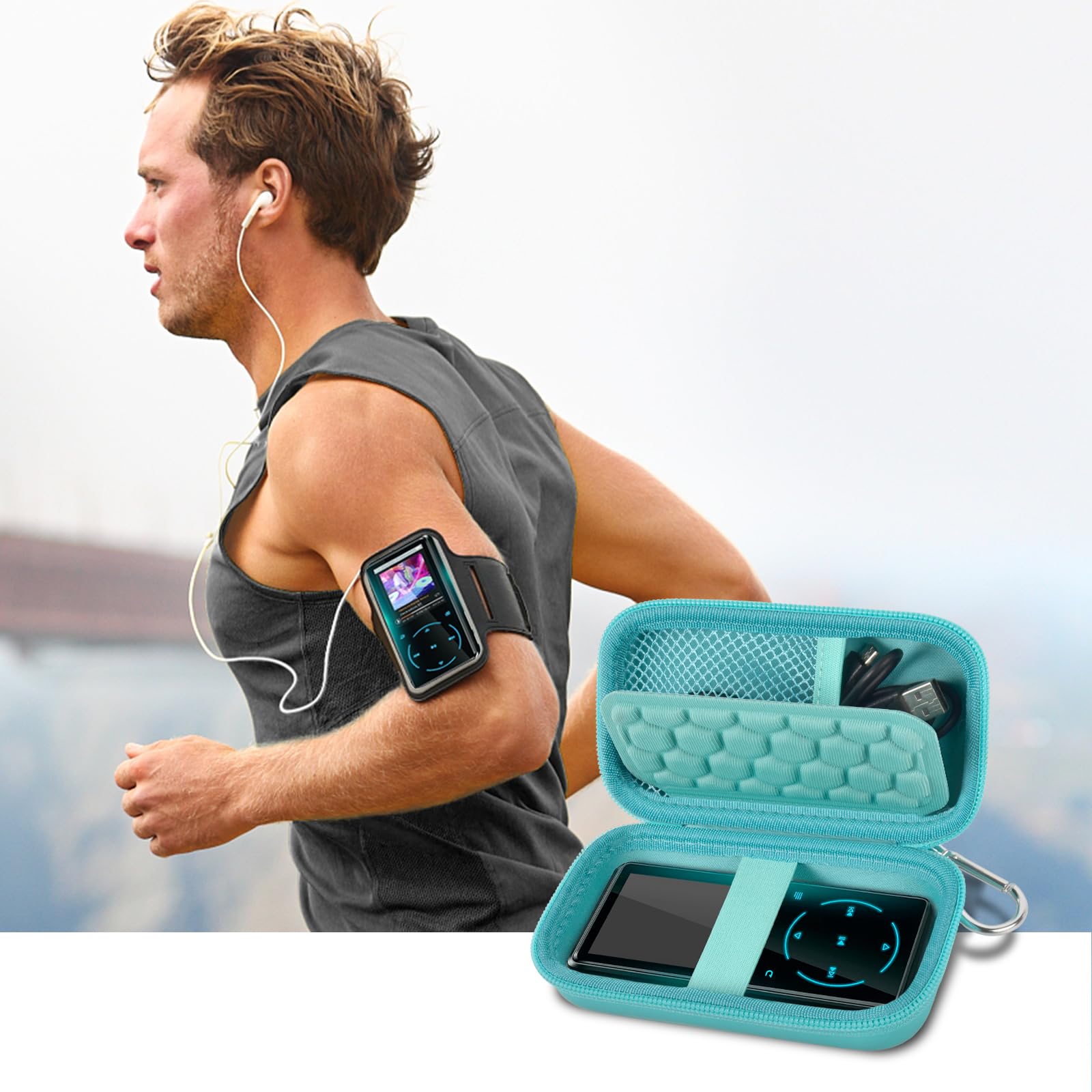 Foto 6 | Funda Comecase Azul para Reproductor Mp3-Venta Internacional