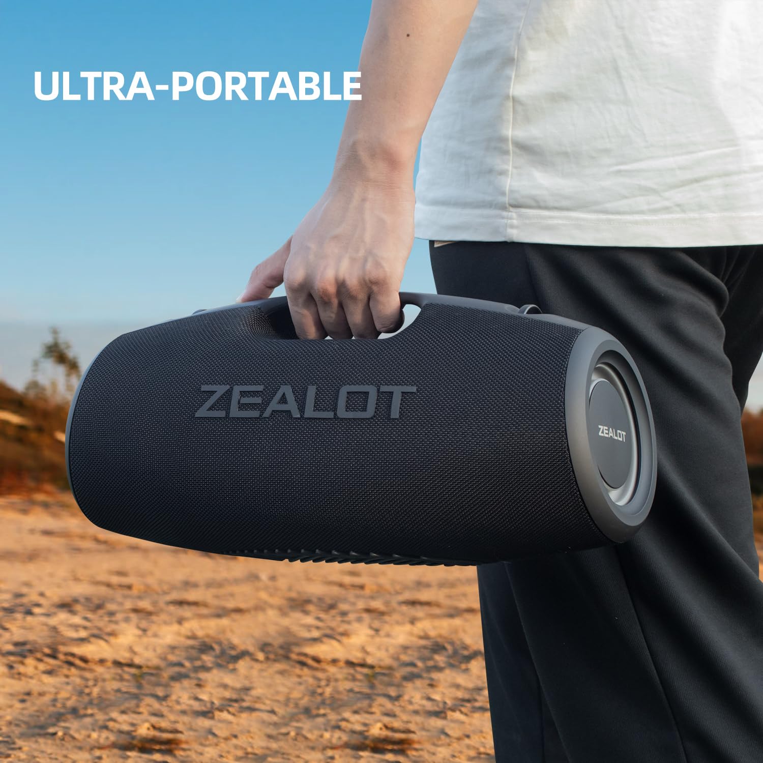 Foto 3 pulgar | Altavoz Bluetooth Zealot Inalámbrico De 120 W Con Graves Potentes, Color Negro - Venta Internacional.