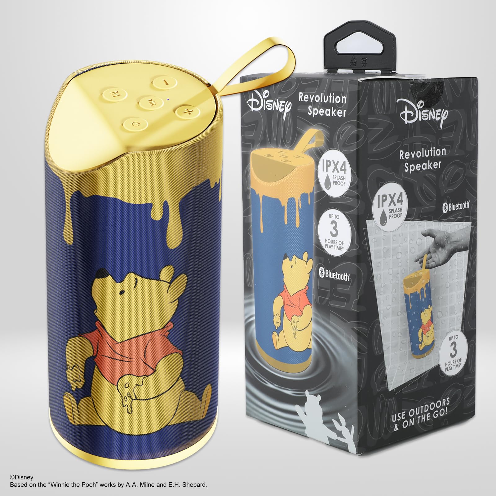 Foto 7 | Altavoz Bluetooth Ijoy Disney Winnie The Pooh A Prueba De Salpicaduras - Venta Internacional.