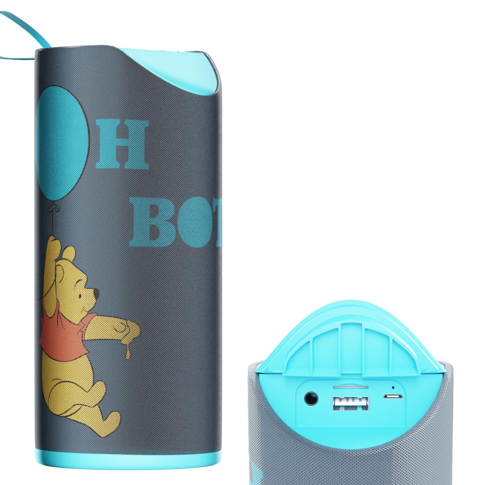 Foto 2 pulgar | Altavoz Bluetooth Ijoy Disney Winnie The Pooh A Prueba De Salpicaduras - Venta Internacional.