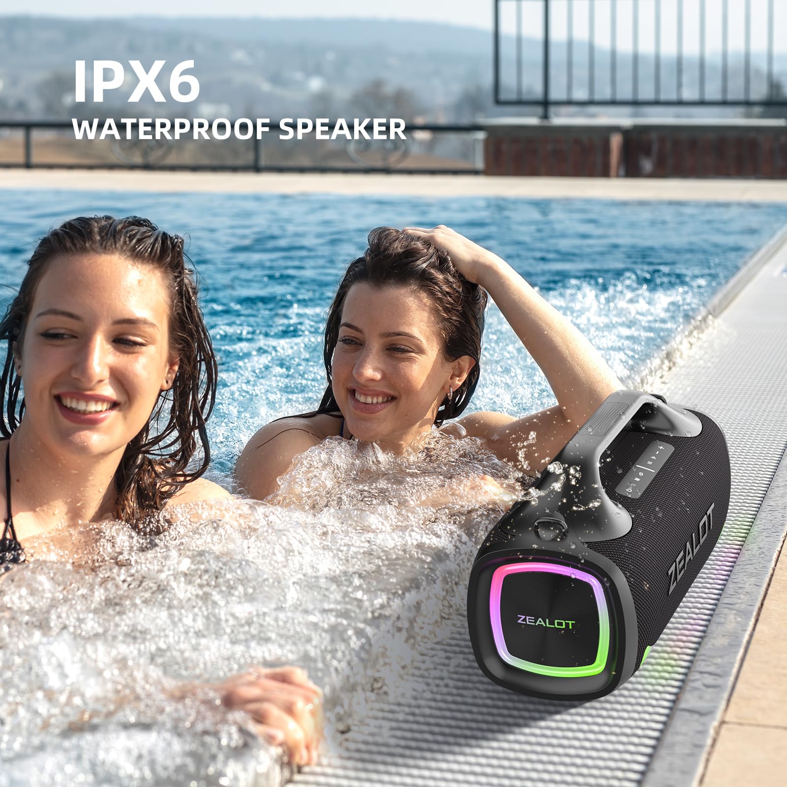 Foto 7 pulgar | Altavoz Bluetooth Zealot 100w Peak Booming Sound 24000mah - Venta Internacional.