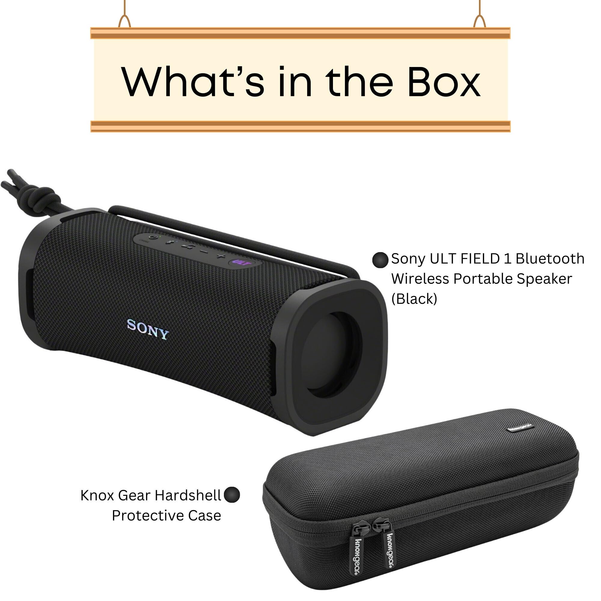Foto 8 pulgar | Altavoz Bluetooth Sony Ult Field 1 Srsult10b Con Funda Negra - Venta Internacional.