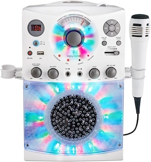Foto 1 | Sistema De Karaoke Singing Machine Sml385btbk Con Bluetooth, Luces Led, Reproductor Cdg, Micrófono Y Efectos De Sonido