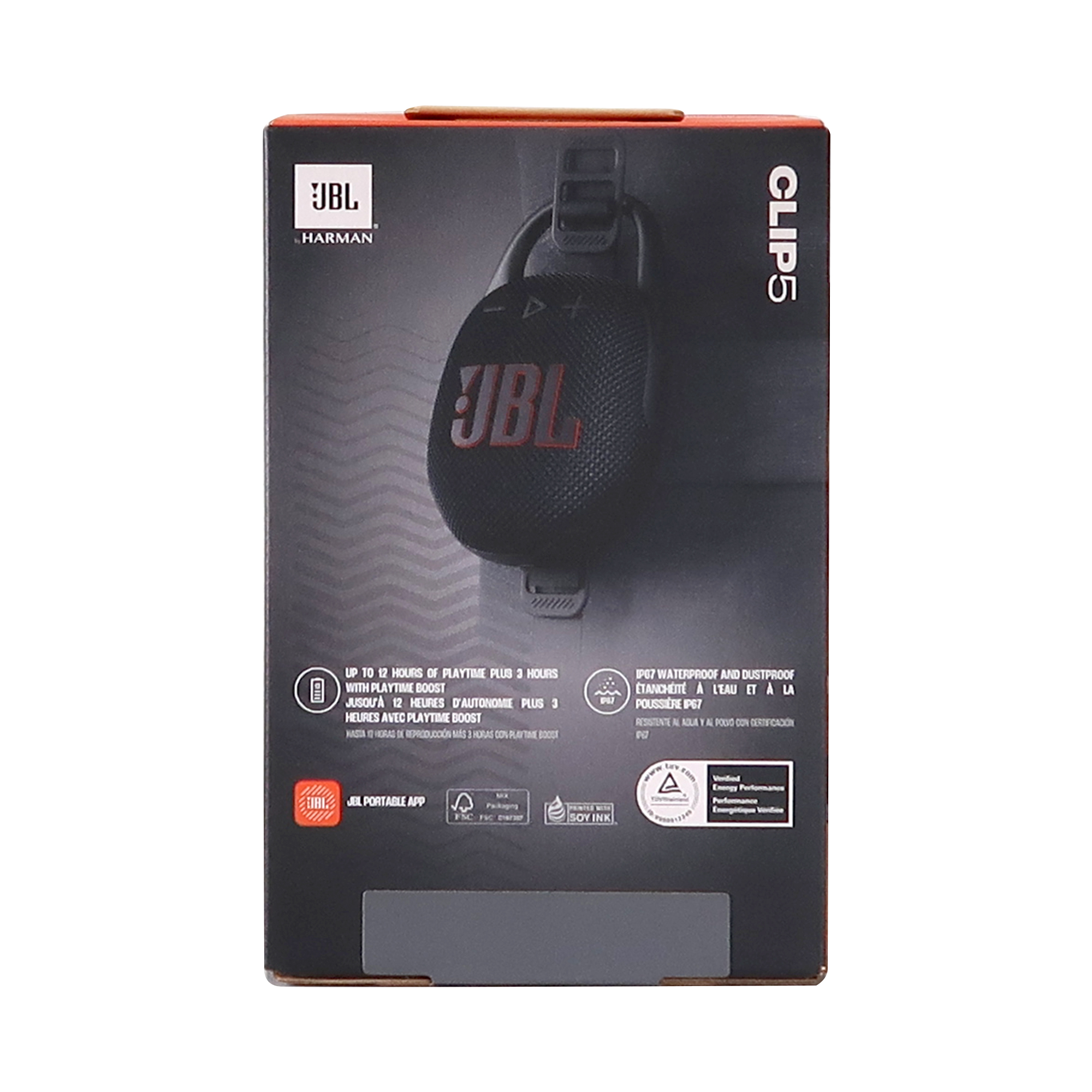 Foto 6 pulgar | Bocina Portátil JBL Clip 5 Impermeable Negro - Venta Internacional