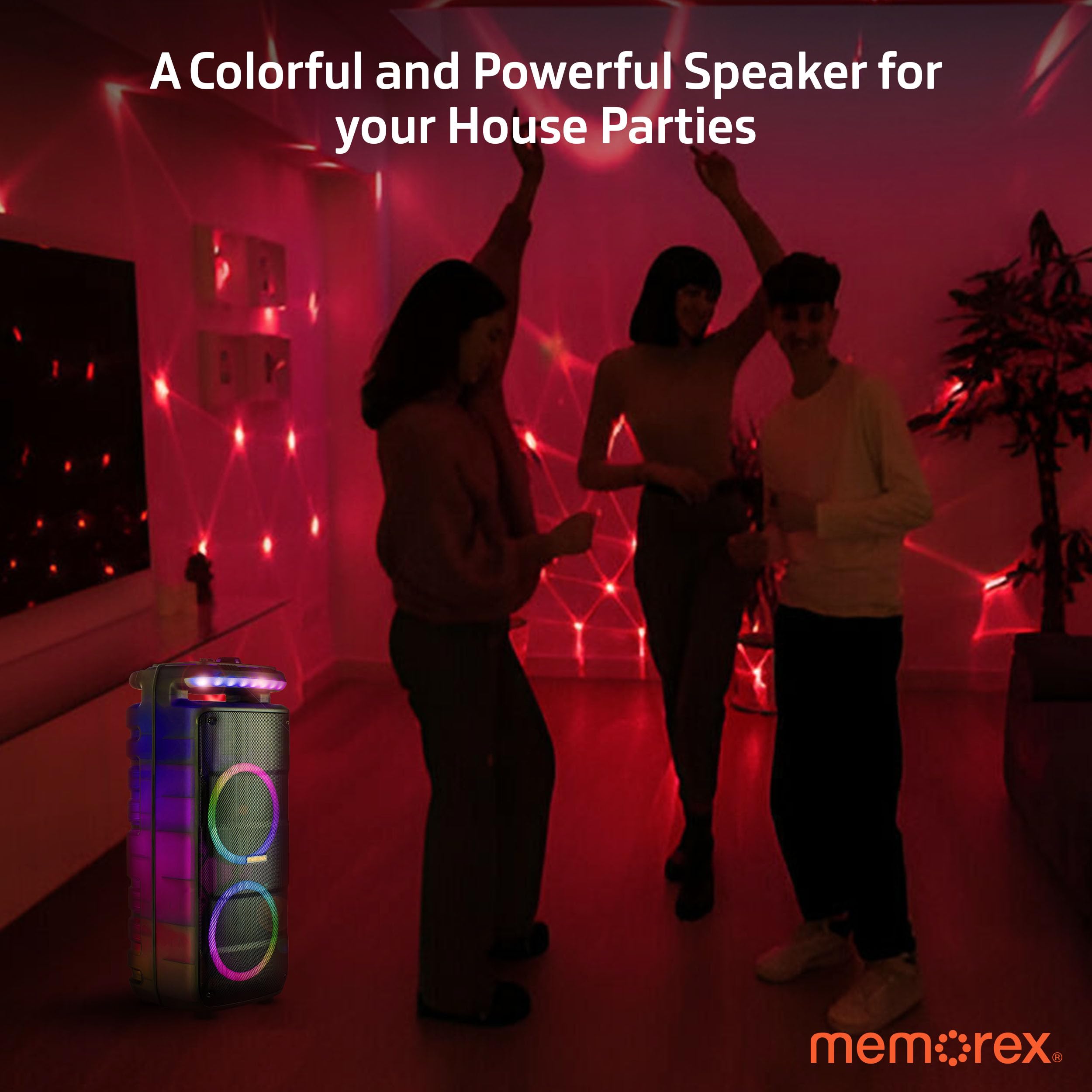 Foto 8 pulgar | Altavoz Portátil Para Fiestas Memorex Mx-ps821 Twin De 8 Pulgadas Con Bluetooth - Venta Internacional.