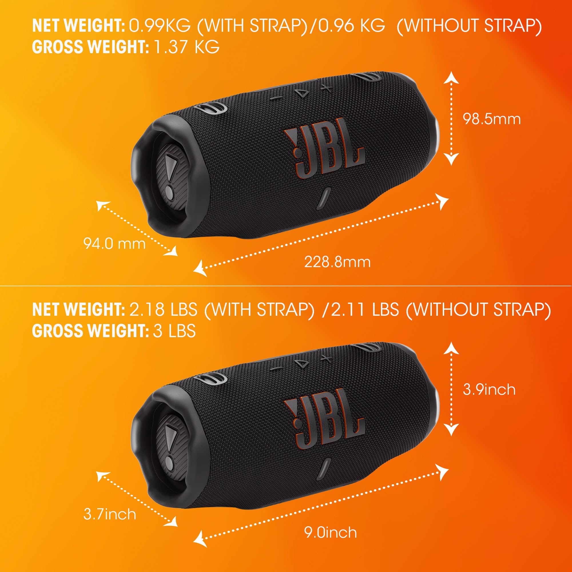 Foto 7 pulgar | Altavoz Bluetooth Jbl Charge 6 Portátil A Prueba De Agua Con Batería Externa - Venta Internacional.
