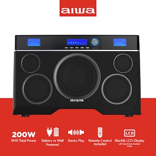Foto 2 | Altavoz Bluetooth Portátil Aiwa Exos-10 De 200 W De Potencia Rms - Venta Internacional.