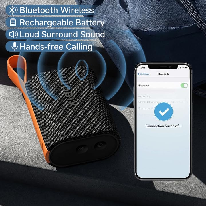Foto 4 | Altavoz Bluetooth Xiaomi Sound Pocket Impermeable Ip67 Negro - Venta Internacional.