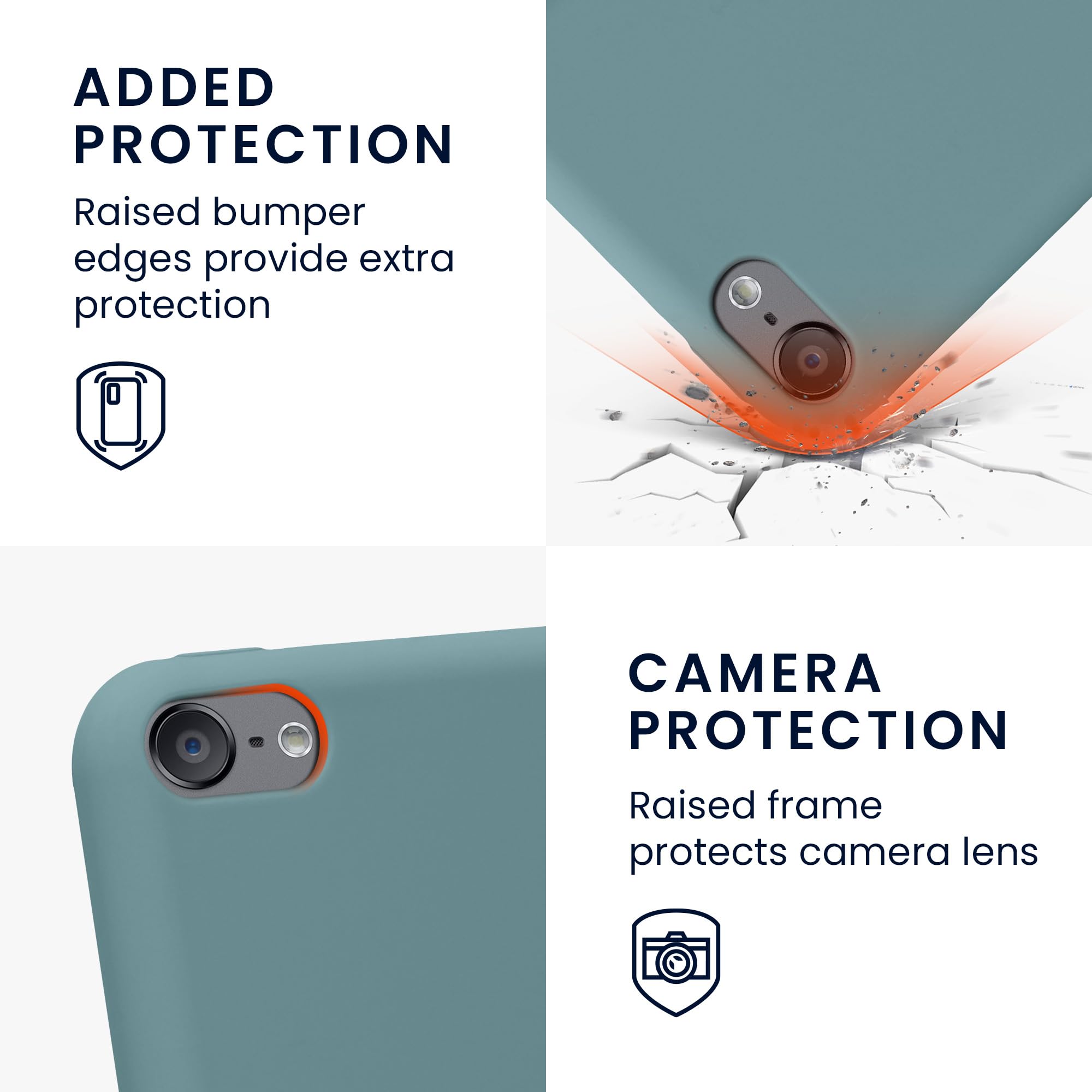 Foto 4 pulgar | Funda Kwmobile Tpu De Silicona Compatible Con Apple Ipod Touch 6g/7g - Venta Internacional.