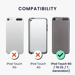 Foto 6 | Funda Kwmobile Tpu De Silicona Compatible Con Apple Ipod Touch 6g/7g - Venta Internacional.