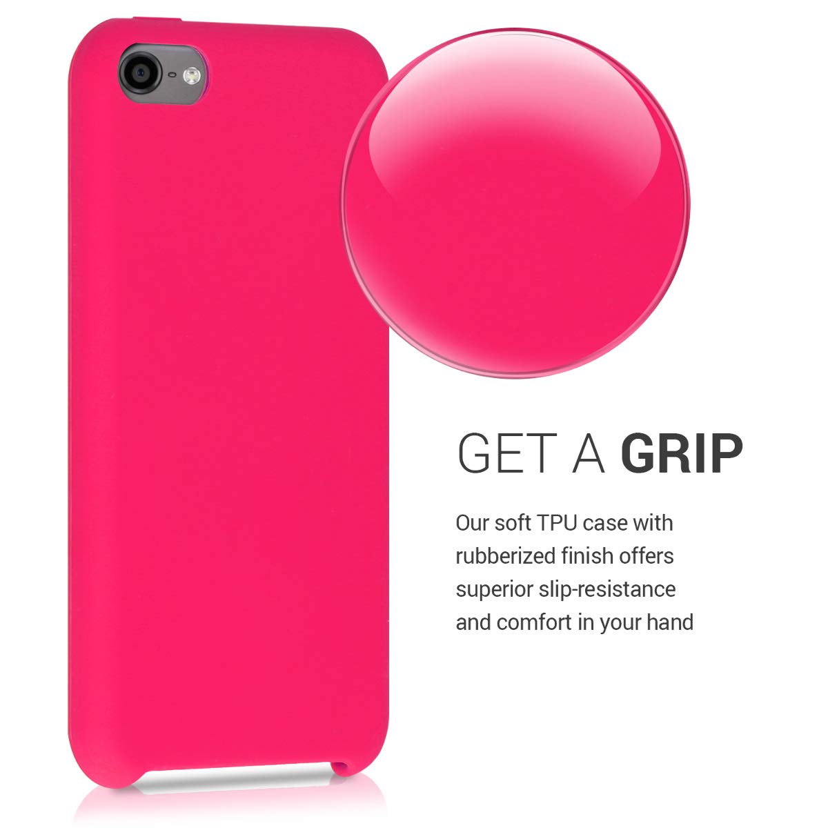 Foto 4 pulgar | Funda Kwmobile Tpu De Silicona Compatible Con Apple Ipod Touch 6g/7g - Venta Internacional.