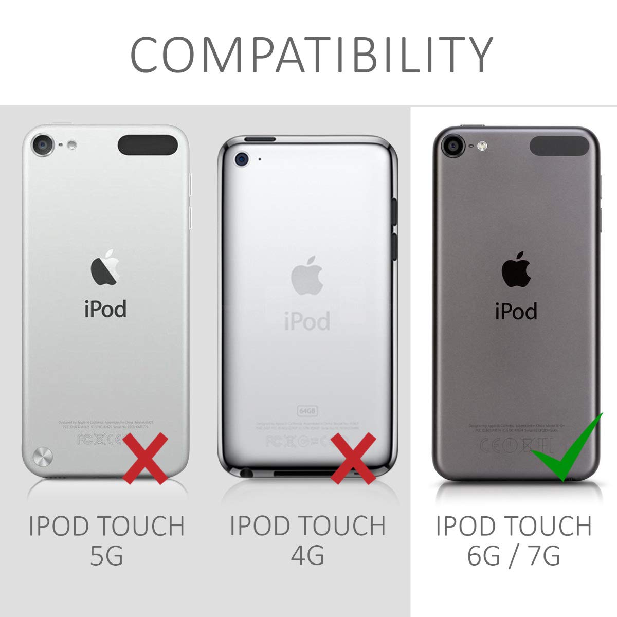 Foto 6 | Funda Kwmobile Tpu De Silicona Compatible Con Apple Ipod Touch 6g/7g - Venta Internacional.