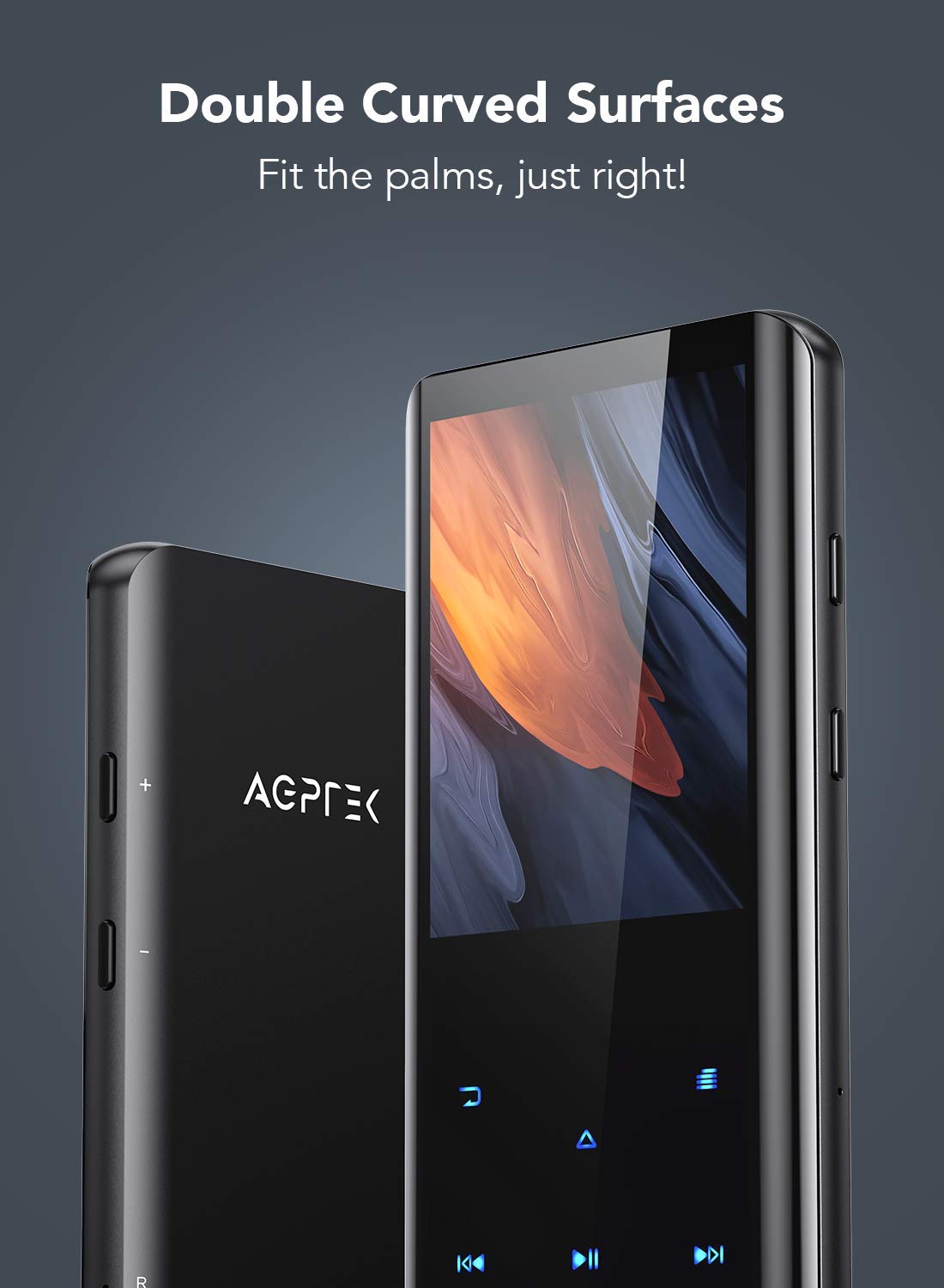 Foto 2 | Reproductor Mp3 Agptek A19x 2.4'' Bluetooth 5.3 32gb Con Altavoz Negro - Venta Internacional.