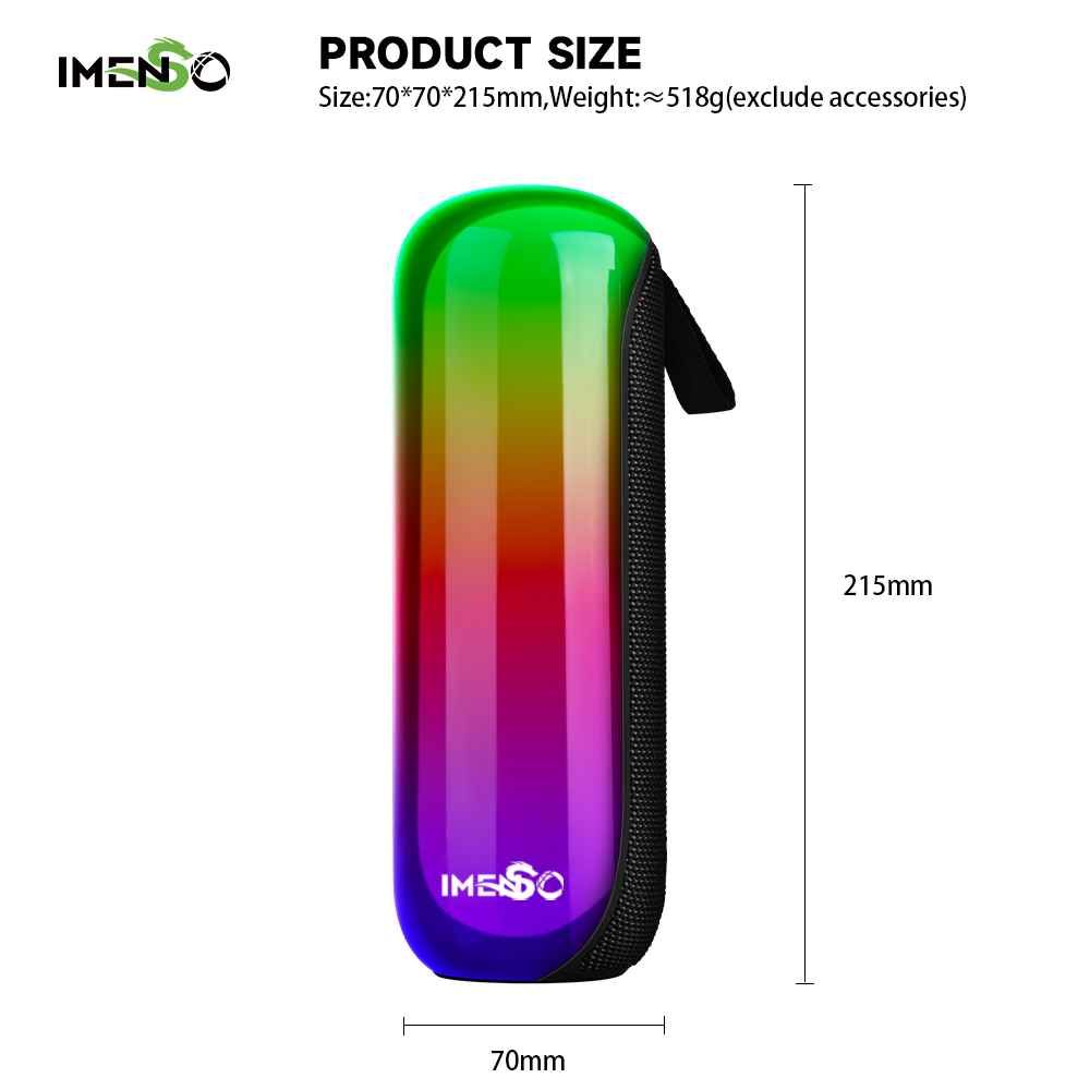 Foto 3 pulgar | Altavoz Bluetooth Imenso Outdoor Portable Gris - Venta Internacional.