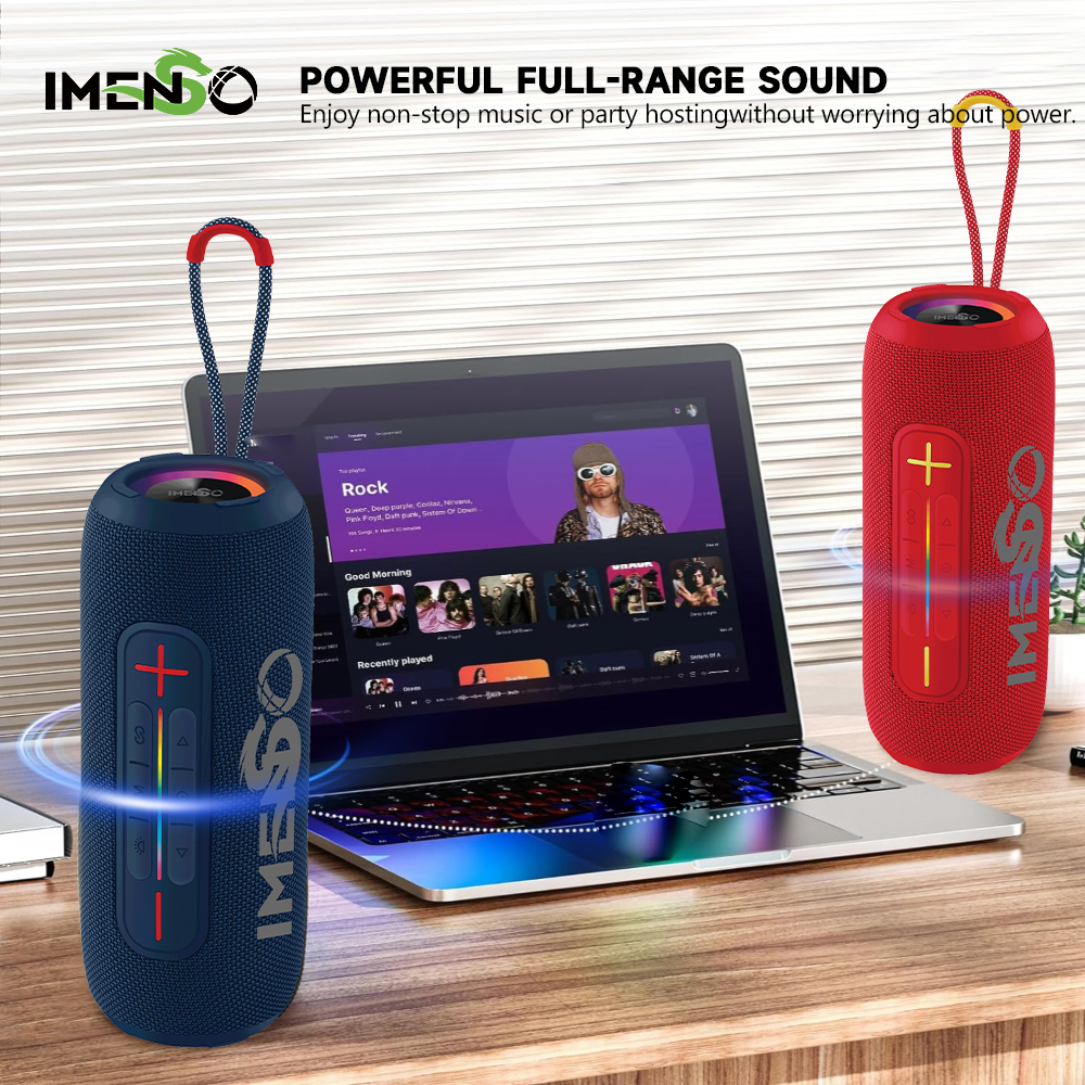 Foto 6 | Altavoz Bluetooth Imenso Outdoor Portable Rojo - Venta Internacional.