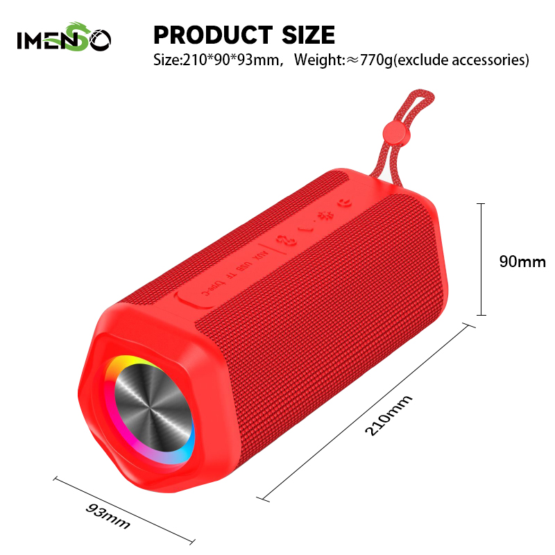 Foto 3 pulgar | Altavoz Bluetooth Imenso Outdoor Portable Negro - Venta Internacional.