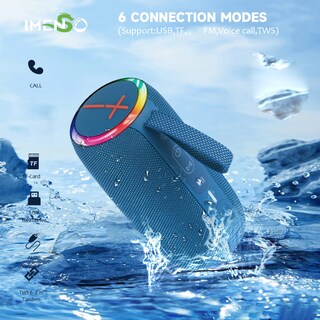 Foto 6 | Altavoz Bluetooth Imenso Portátil Para Exteriores Multicolor - Venta Internacional.