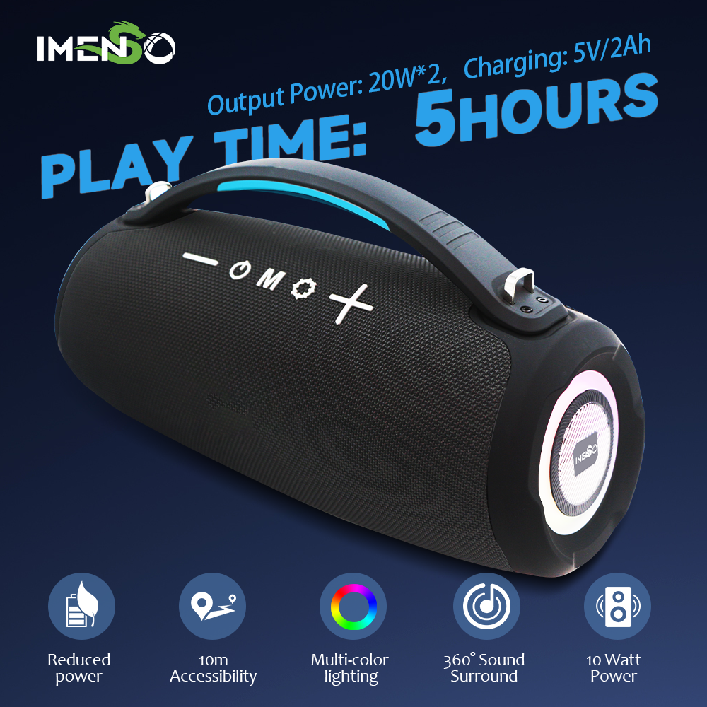 Foto 7 pulgar | Altavoz Bluetooth Imenso Outdoor Portable Camuflage - Venta Internacional.