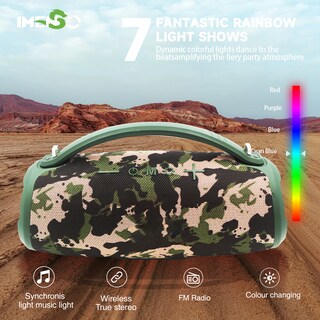 Foto 7 | Altavoz Bluetooth Imenso Outdoor Portable Camuflage - Venta Internacional.