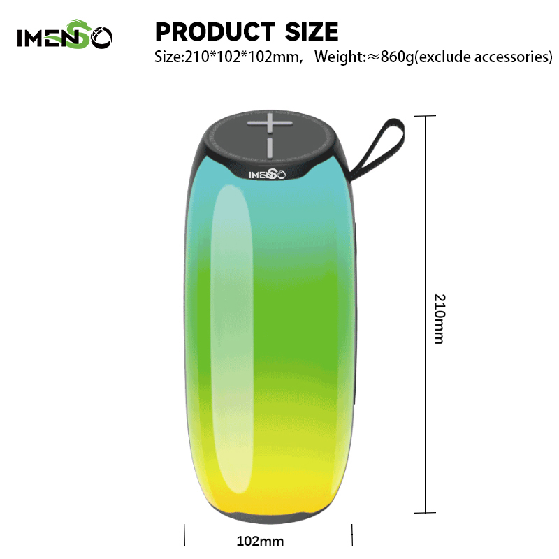 Foto 3 pulgar | Altavoz Bluetooth Imenso Outdoor Portable Negro - Venta Internacional.
