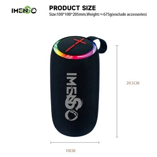 Foto 2 | Altavoz Bluetooth Imenso Outdoor Portable Rojo - Venta Internacional.
